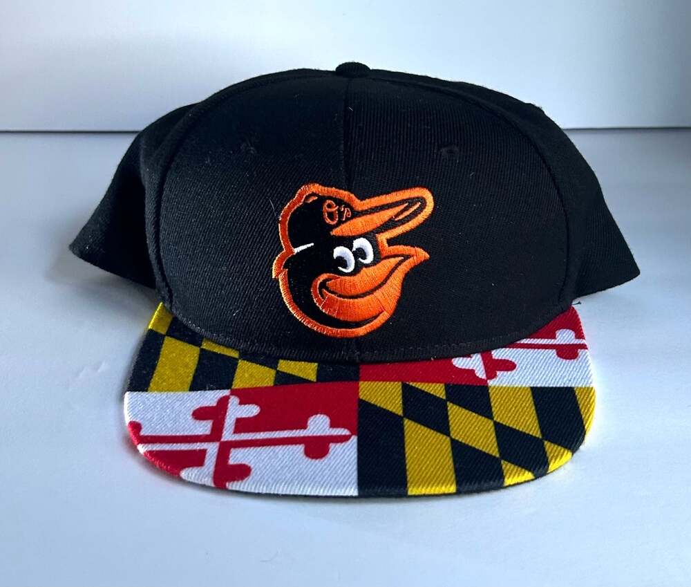Baltimore Orioles Maryland MD Flag Snapback Hat Cap